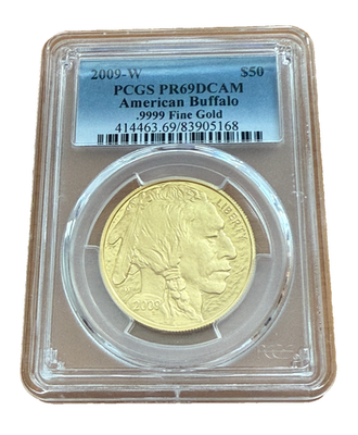 US 2009 W Gold 1 oz $50 PCGS PR69DCAM Proof Gold Buffalo | eBay