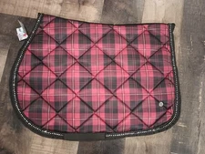 Dapplebay AP English Saddle Pad Plaid Bling