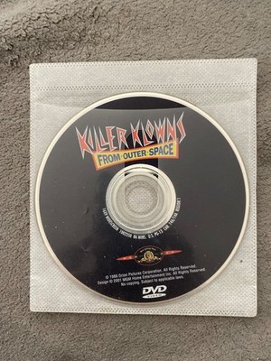 Killer Klowns From Outer Space DVD no artwork