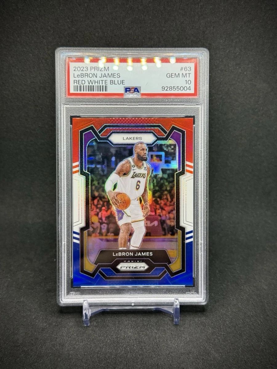 Panini LeBron James 10 Graded Basketball Sports Trading Cards