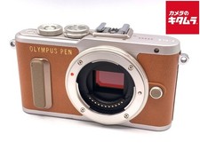 Olympus PEN E-PL8 Mirrorless Digital Camera Body Brown -EXC- 8281