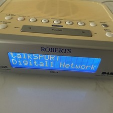 Roberts CRD-19 DAB Digital Clock Radio Dual Alarm Full Working Order