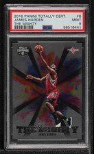 2016-17 Panini Totally Certified The Mighty James Harden #6 PSA 9 MINT 16rf