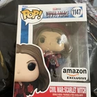 Scarlet Witch #1147 Amazon Exclusive Marvel Civil War Funko Pop! with Protector