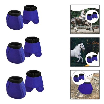 2x Pferde Glockenstiefel Pferdestiefel Premium Profi leicht anziehen und schockieren