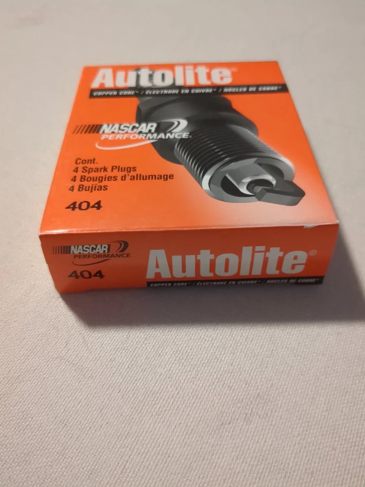 4 Pack - Autolite 404 Copper Resistor Automotive Replacement Spark Plugs - Image 2 of 3