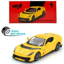 BBR Models 1:64 Ferrari 812 Competizone Giallo Modena- Yellow