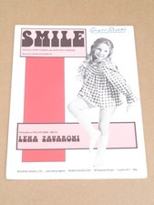 Lena Zavaroni  - Smile - sheet music