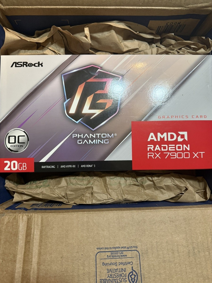 GPU ASRock Radeon RX 7900 XT Phantom Gaming White 20GB OC