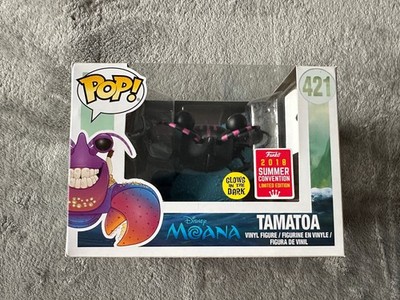Funko Pop Disney  Moana Tamatoa 421 SDCC 2018 Glows in the Dark Edition 