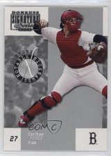 2003 Donruss Signature Series Notable Nicknames Century Silver Carlton Fisk 04br
