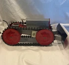 Vintage marks tin lithograph wind up rare tractor toy works