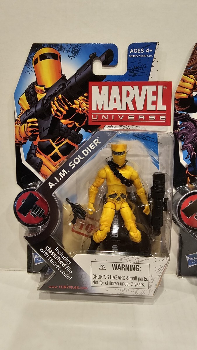 Marvel Universe Series 2 AIM Soldier 16, Kitty Pryde 17 Havok 18