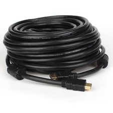 Pack of 4, LONG  BRAIDED 50FT HDMI Cable 1.4 - 1080p 60Hz 10Gbps Hi-Speed v1.4