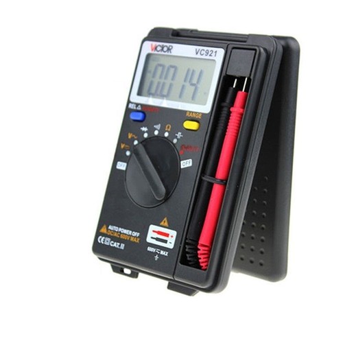 New Mini VICTOR VC921 3 3/4 DMM Multimeter Pocket Digital Multimeter ...