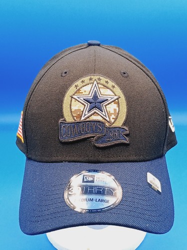 Dallas Cowboys New Era NFL Salute To Service 39THIRTY Flex Fit Hat Cap M/L.