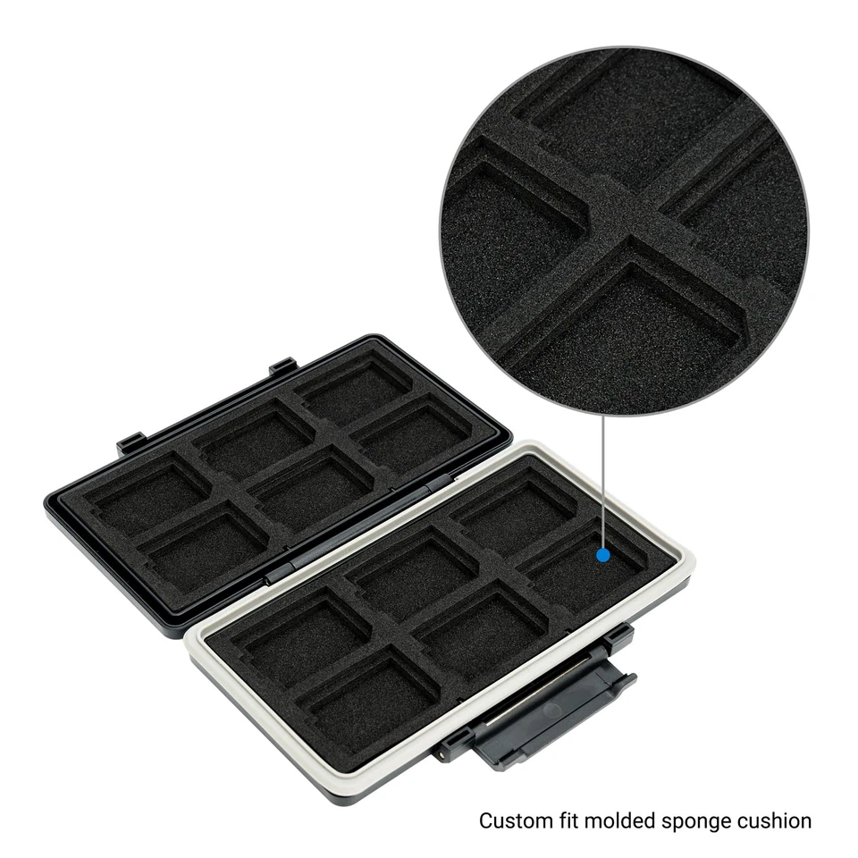 JJC Memory Card Case box Holder for 12 SD SDXC SDHC + 12 CFexpress Type A Cards - Image 4 of 4