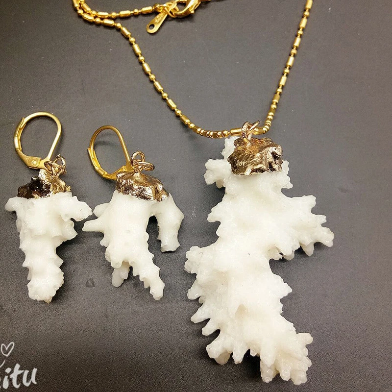 White coral best sale jewelry