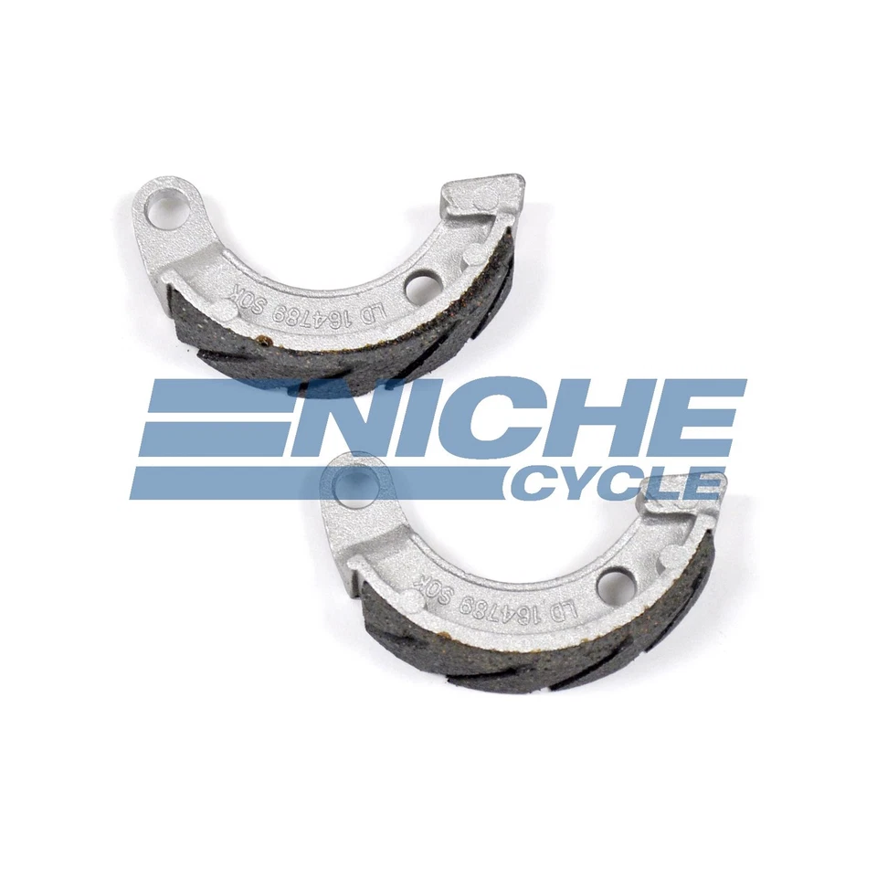 Zapatas de freno traseras ranuradas para Honda Z 50 R/RD 80-99 Foto 2 de 2
