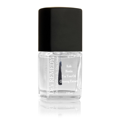 Dr.'s Remedy TOTAL TwoInOne Base And Top Coat Nail Polish Clear Glaze