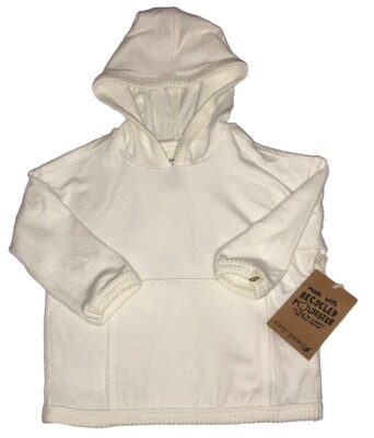 easy-peazy NEW 12M IVORY HOODIE SOFT COMFY LIGHTWEIGHT ALL SEASONS! Was $ 13