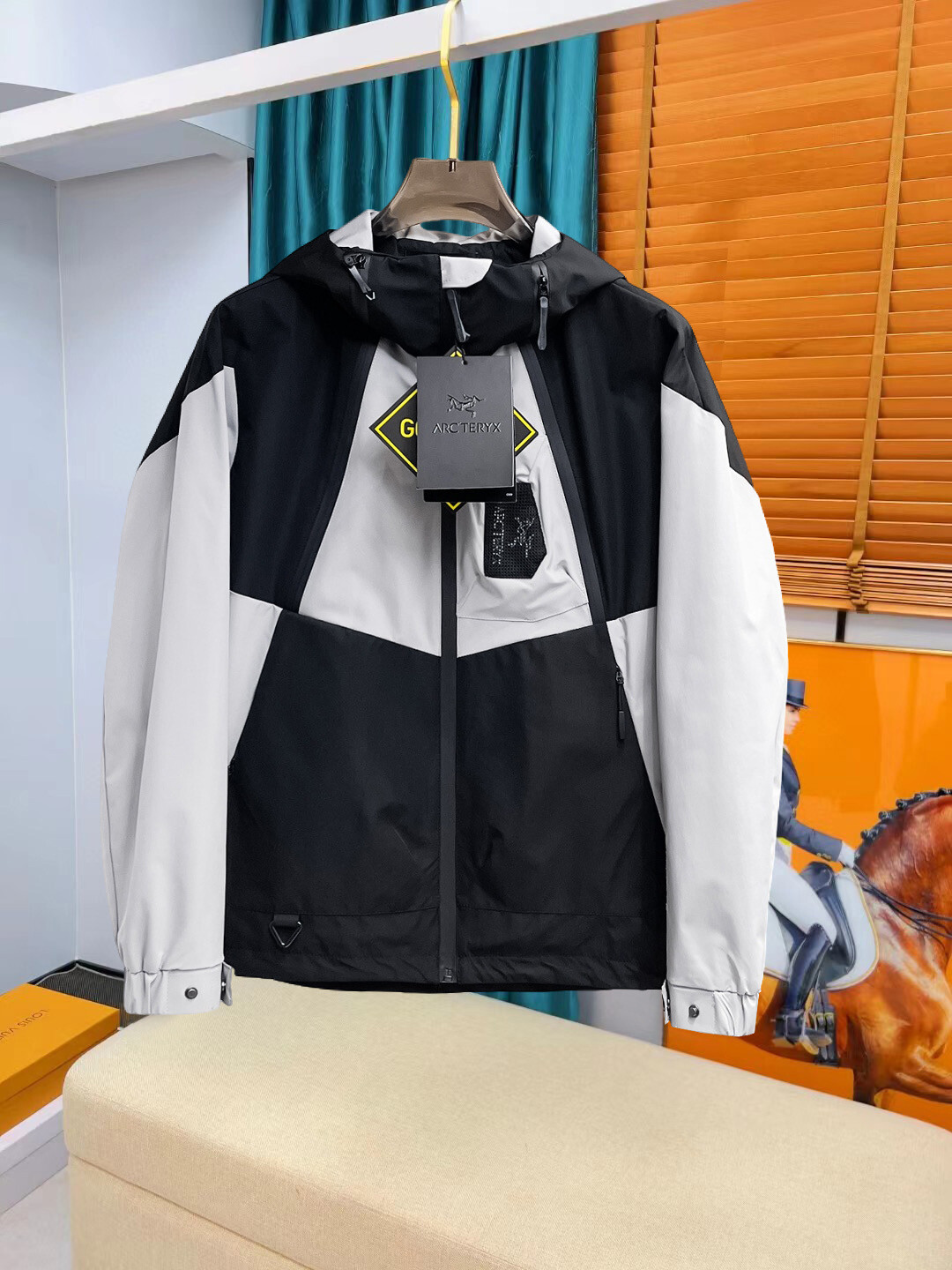 ARC'TERYX Giacca da sci uomo Arcteryx color block con cappuccio tutte le taglie disponibili