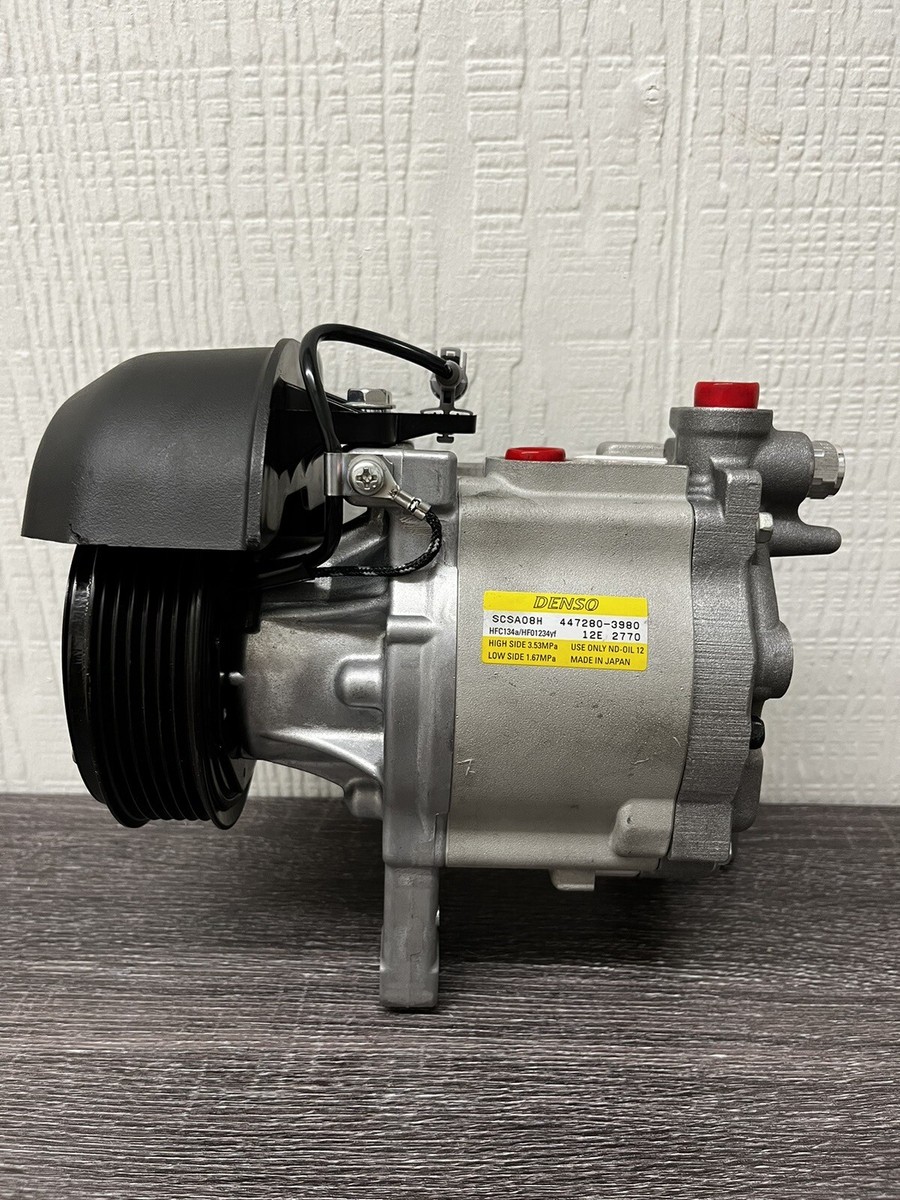 新品 DENSO A/Cコンプレッサー 447200-1424 日本製 Denso AC A/C