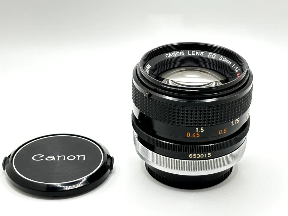 Objectif standard Canon FD 50 mm F/1,4 S.S.C à mise au point manuelle pour mo... - Photo 3/4