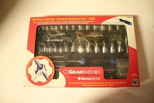 Gear Ratchet 148pc Vortex Socket System Set Saemetric Combo Gr80074gr80174 Gear Ratchet 148pc Vortex Socket System Set Saemetric Combo Gr80074gr80174