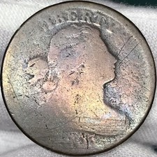 1803 1C Draped Bust Large Cent || Great Looking, Early US Copper! Large Fraction