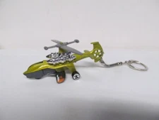 Hot Wheels New - Yellowish  Helicopter  Custom  KEY CHAIN