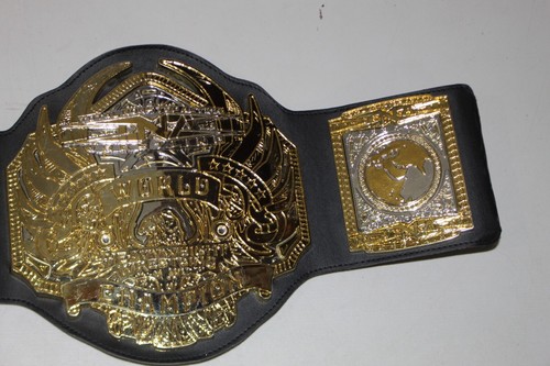 2010 Jakks TNA world Heavyweight Champion Youth Belt Signed by Kurt Angle - Picture 3 of 7