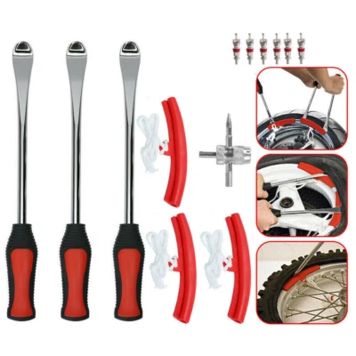 MARKENLOS ⭐Reifenheber Montierhebel Montiereisen Reifen Montagehebel Set Motorrad Fahrrad