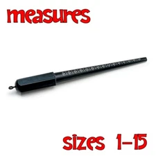 DARICE Jewelry Designer PLASTIC RING SIZER Sizes 1-15 CRAFTING & JEWELRY MAKING