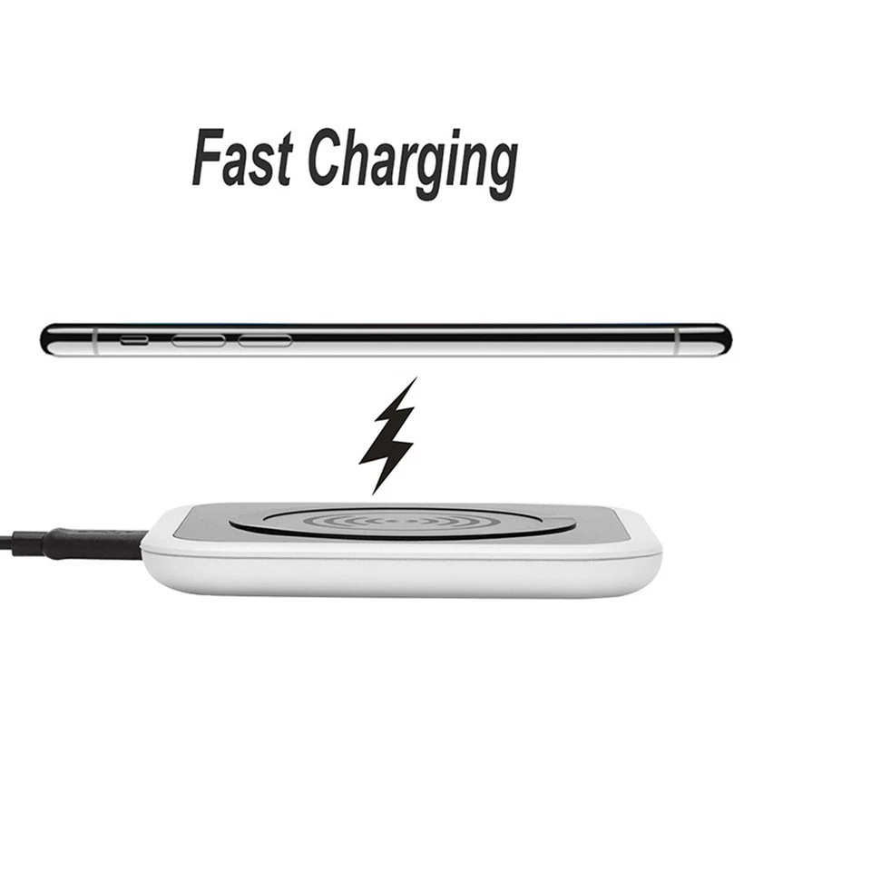 Qi Wireless Fast Charger Charging Pad for iPhone 11 Pro Xs Xr X 8 Note 8 LG G6 - Image 3 of 3