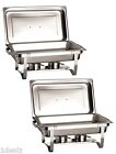 New Stainless Steel Chafer 2 Pack Chafing Dish Sets Full 8 Qt After Rebate $69