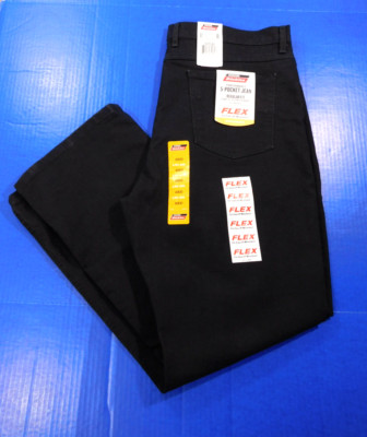 New Genuine Dickies Size 40x30 Flex Performance 5 Pocket Jean Black Regular Fit
