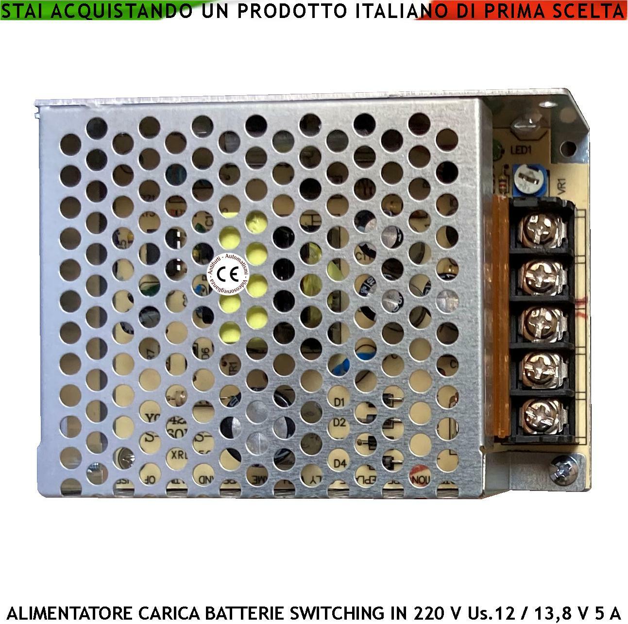Sostituzione Alimentatore G8P 13.8V 5A - Torna al Sicuro con Noi
