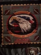Vintage Harley-Davidson American Glory Eagle Bandana Made In USA