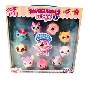 New Squeezamals Micro Series 3 Scented Squish 10 Pieces Exclusive Character | eBay