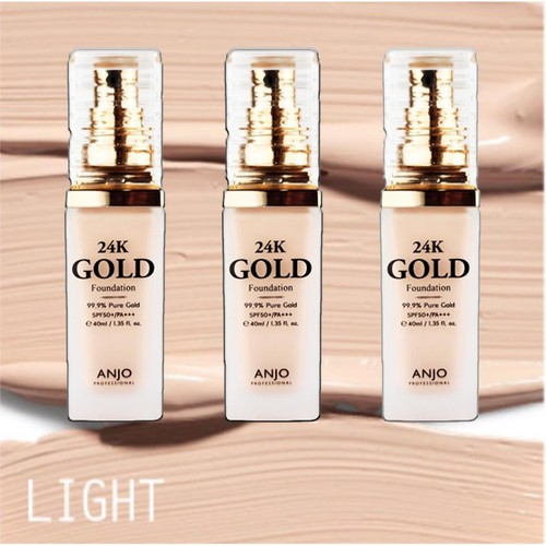 ANJO 24k Gold Foundation Spf 50+ PA+++ , Korean Cosmetics, Kbeauty, sample - Picture 2 of 2