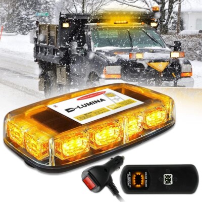 For Construction Tow Trucks Snow Plows 72 LED Roof Top Strobe Beacon Light Bar