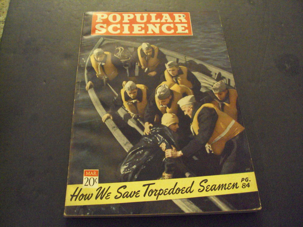 Popular Science Mar 1943 How We Saved Torpedoed Seaman ID:49442