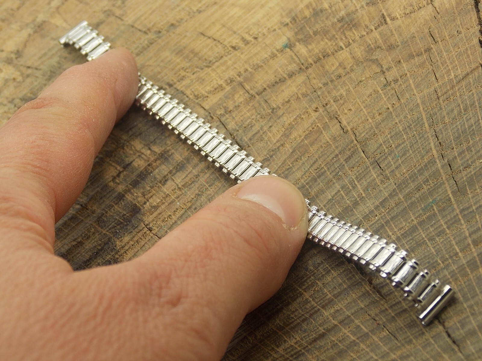 Vintage NOS Speidel Euroflex USA Watch Band Expansion Stainless Steel 8mm Unused