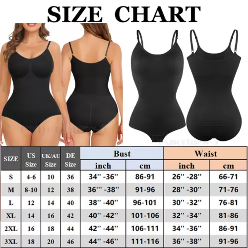 Bauchkontrolle Bodysuit Slip Sculpting Shaper Tank Top Bodys Snatched Waist - Bild 17 von 66