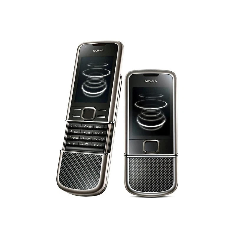 NOKIA 8800 CARBON ART BLACK TITANIUM UMTS OLED LUXURY PHONE CELL PHONE.