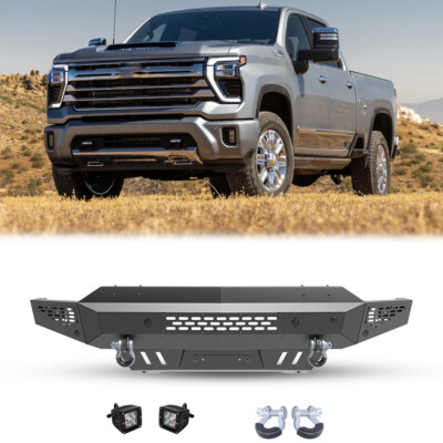NEW Steel Front Bumper For 2020 2021 2022 2023  Chevy Silverado 2500 HD 3500 HD