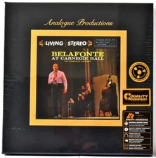 ANALOGUE PRODUCTION RECORDS AAPF6006-45 BELAFONTE CARNEGIE HALL 180g #5LP BOX SS