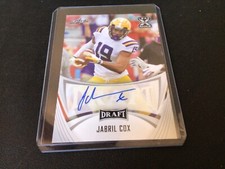 JABRIL COX  2021 Leaf Draft XRC Rookie Auto Autograph LSU / Dallas Cowboys