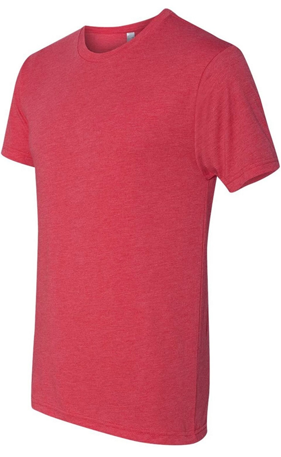 NEW Next Level 6010 Men's Triblend Crew Tee Shirt Small Unisex Vintage Red
